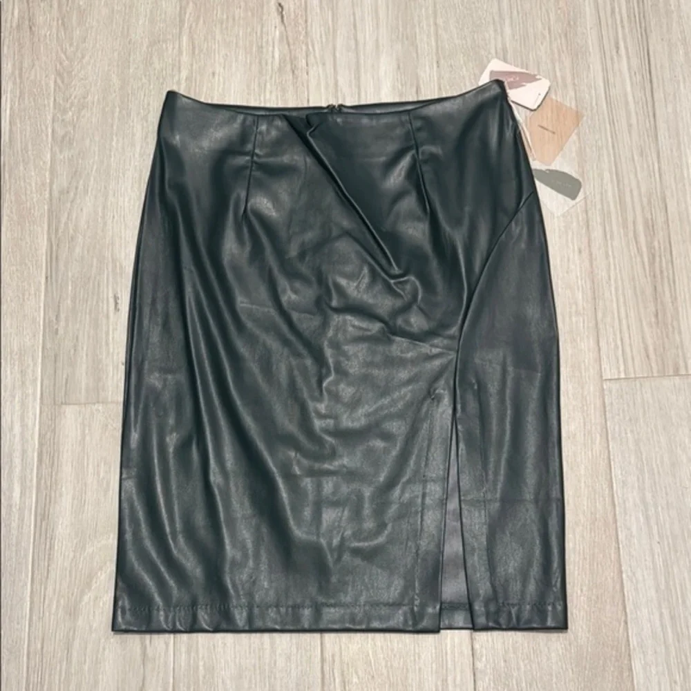 Leather Mini Skirt